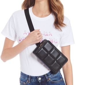 Amanda uprichard NWT black belt bag